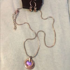 Necklace and earring set